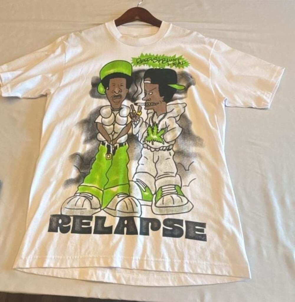 Relapse Reefus & Blunt Head T-Shirt White